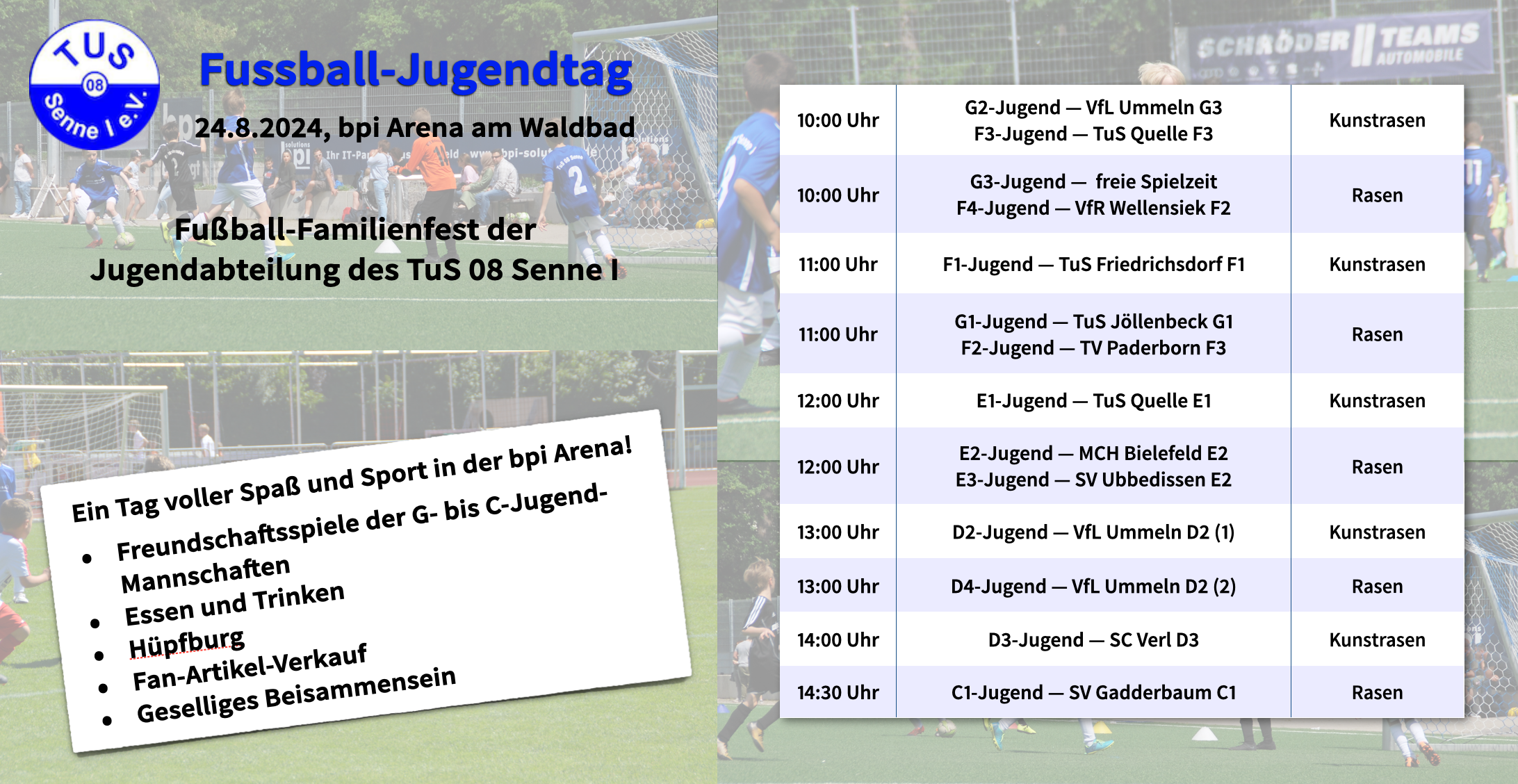 Fußball-Jugendtag am 24.8.24